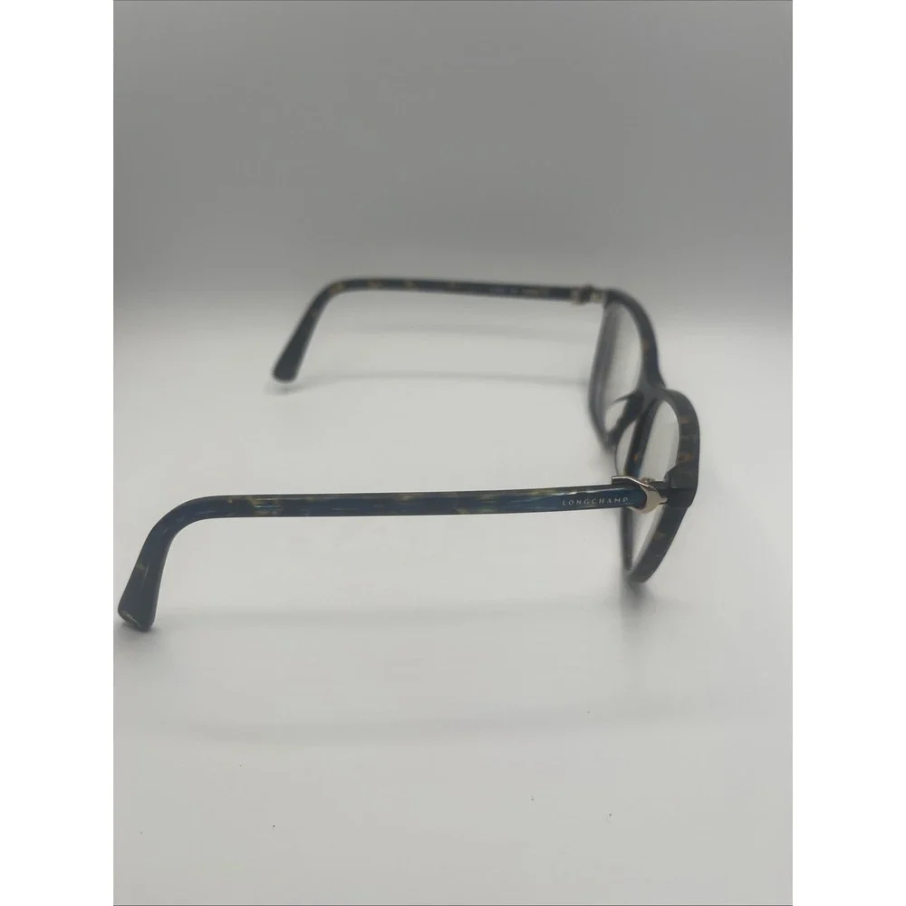 Longchamp LO2685 Designer Eyeglasses Frames 54-15-140 Marble/Blue Havana 281 633